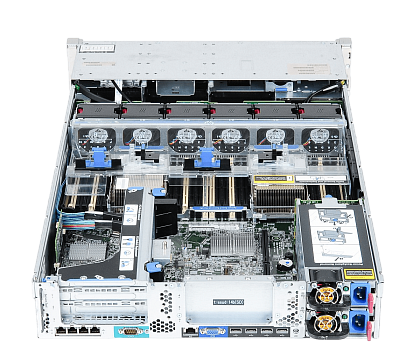 Сервер HP DL380p G8 noCPU 24хDDR3 softRaid P420i 1Gb iLo 2х750W PSU 530FLR 2 2х10Gb/s 12х3,5" FCLGA2011 (2)